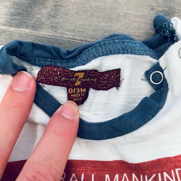 7 For All Mankind boys onesie. - Picture 3 of 3